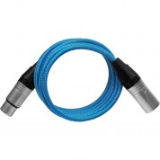 Kondor Blue 3-pin Xlr Male To Female Audio Cable 5ft