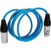 Kondor Blue 3-pin Xlr Male To Female Audio Cable 5ft