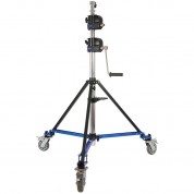 Wind-up Tripod Stand With Braked Wheels - Digitalfoto Solution