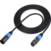 Sescom 5-pin Xlrm To 3-pin Xlrf Dmx Cable 5'