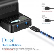 Neewer Dual-channel Np-f Charger With Np-f750 Batteries