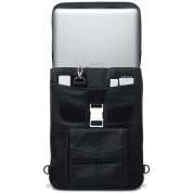 Maccase Leather Laptop Case Black | Premium Flight Jacket