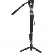 Sirui P-424fs Carbon Fiber Monopod With Vh-10 Video Head