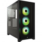 Corsair Icue 4000x Rgb Mid-tower Atx Case Black