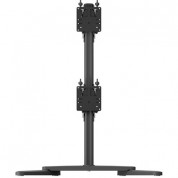 Atdec Heavy-duty Dual Vertical Monitor Mount Black