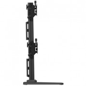 Atdec Heavy-duty Dual Vertical Monitor Mount Black