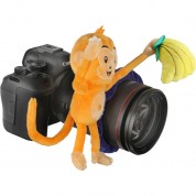 Vello Chippy Monkey Plushie Photo Toy