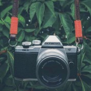 Bronkey Tokyo 102 Leather Camera Strap Brown Red 37.4