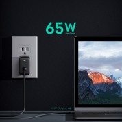 Aukey Pa-b4 65w Dual Usb-c Pd Charger