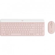 Logitech Mk470 Slim Wireless Keyboard Mouse Combo Rose