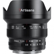 7artisans 7.5mm F/3.5 Fisheye Lens For Canon Ef