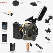 Freefly Nato Rail For Ember S5k/wave Cameras 3.5