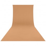 Westcott Wrinkle-resistant Backdrop Brown Sugar 9x20