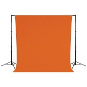 Westcott Wrinkle-resistant Backdrop Tiger Orange 9x10