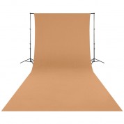 Westcott Wrinkle-resistant Backdrop Brown Sugar 9x20