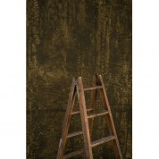 Hand Painted Distressed Backdrop Ochre 3.9x7.8'