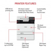 Canon Mf753cdw Wireless Color Laser Printer