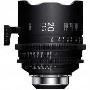 Sigma 20mm T1.5 Ff Cine Prime Pl Mount