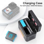 Zgcine Ps-g10 Mini Charging Case For Gopro Battery