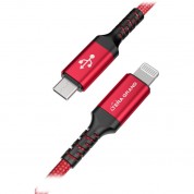 Tera Grand C94 Mfi Usb-c To Lightning Cable 6' Red