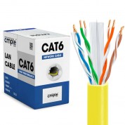 Cmple 1000' Cat6 Ethernet Cable - Yellow