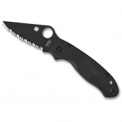 Spyderco Para 3 Lightweight Folding Knife Black Cts Bd1n Blade