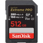 Sandisk 512gb Extreme Pro Uhs-ii Sdxc Card