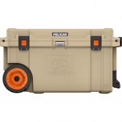 Pelican 65qw Elite Wheeled Cooler Tan