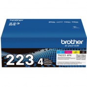 Brother Tn223 Toner Cartridge 4-pack For Hl/mfc Printers