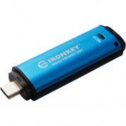 Kingston Ironkey Vault Privacy 50 Usb-c Flash Drive Blue