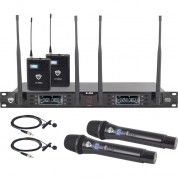 Nady D-450-ht-lt Wireless System With Mics (515-598 Mhz)