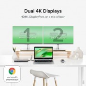 Plugable Usb-c Hub With Dual Hdmi, 3.2 Gen 2 Adapter