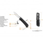 Ruike Trekker Ld21 Multifunctional Knife Black