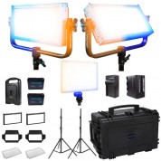 Dracast Pro Bi-color Led Light Panel Kit