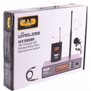 Cad Wx1000bp Wireless Microphone System With Lavalier, Headset, Guitar Cable