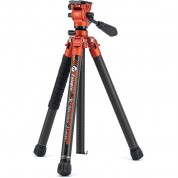 Fotopro X-aircross 3 Lite Carbon Fiber Tripod Flame Orange