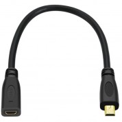 Micro-hdmi Male To Female Extension Adapter (1')