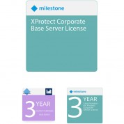 Xprotect Corporate Base Server License 3-year Care Plus