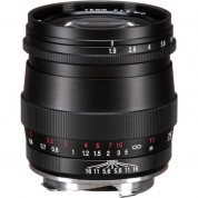 Voigtlander Ultron 75mm F/1.9 Lens - Matte Black