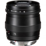 Voigtlander Ultron 75mm F/1.9 Lens - Matte Black