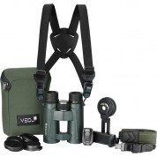 Vanguard 10x42 Veo Hd Binoculars Bundle Harness Adapter