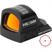 Holosun Hs507c X2 Reflex Sight Solar Red Circle-dot