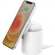 Anker 623 Maggo 2-in-1 Magnetic Wireless Charger White