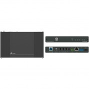 Kramer 4k60 Receiver With Poe, Usb, Ethernet, Rs-232 & Ir