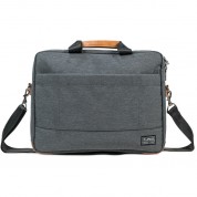 Pkg International Annex Messenger Bag Dark Gray Tan 10l