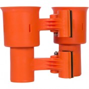 Robocup Dual Cup Holder Orange - Compact & Stylish Design