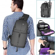 Neewer Camera Sling Backpack Black - Compact Dslr Bag