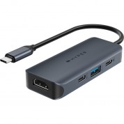 Hyperdrive Next 4-port Usb-c Hub Midnight Blue