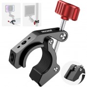 Neewer St81 Super Clamp With Cold Shoe - Red Knob