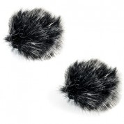 Hollyland Lark Max Furry Windshield Black Pair